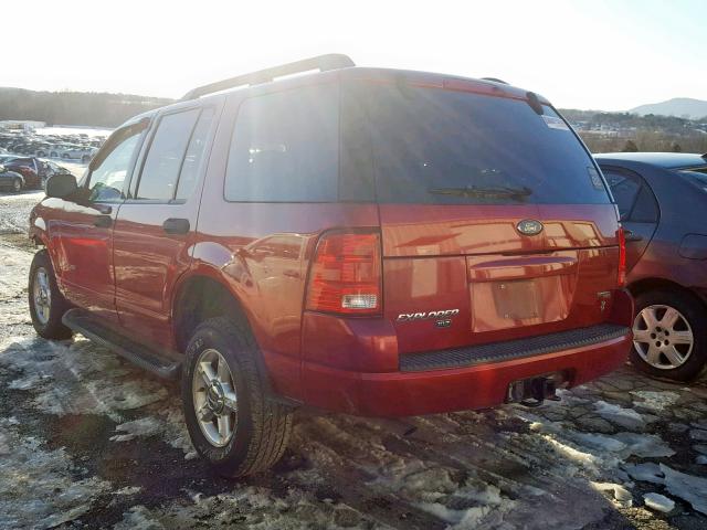 1FMZU73W15UA46338 - 2005 FORD EXPLORER X RED photo 3