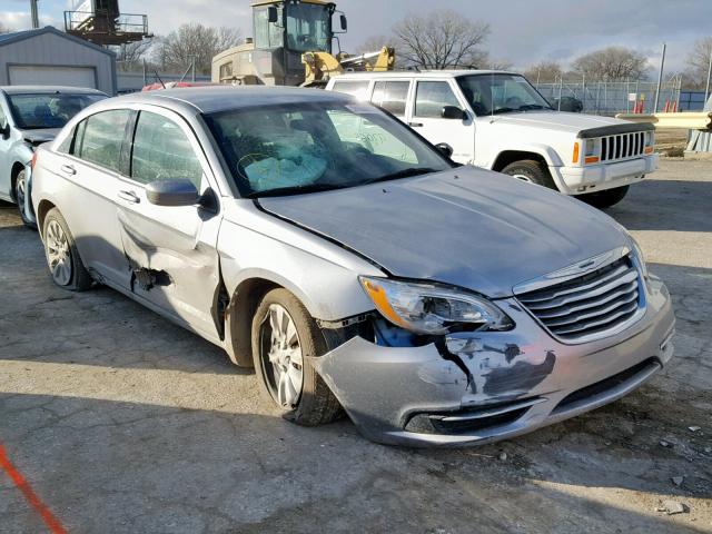 1C3CCBABXDN646787 - 2013 CHRYSLER 200 LX SILVER photo 1