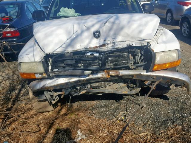 1D7HL48N93S174391 - 2003 DODGE DAKOTA QUA WHITE photo 7