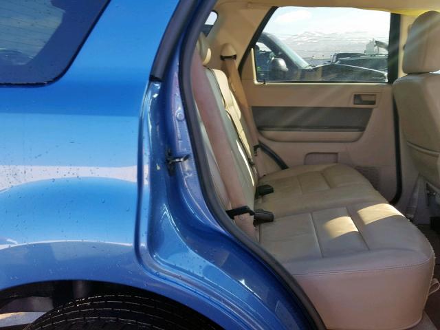 1FMCU93G19KC50116 - 2009 FORD ESCAPE XLT BLUE photo 6