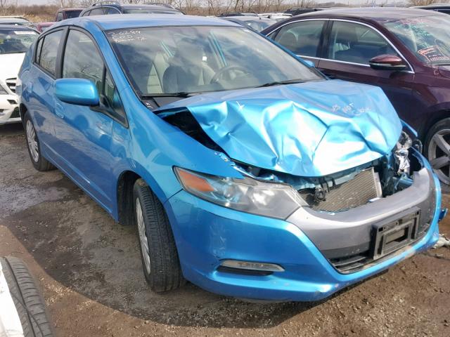 JHMZE2H55AS032127 - 2010 HONDA INSIGHT LX BLUE photo 1