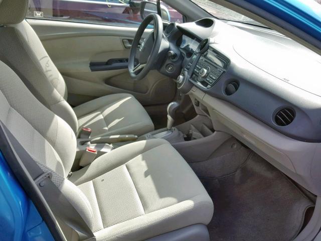 JHMZE2H55AS032127 - 2010 HONDA INSIGHT LX BLUE photo 5