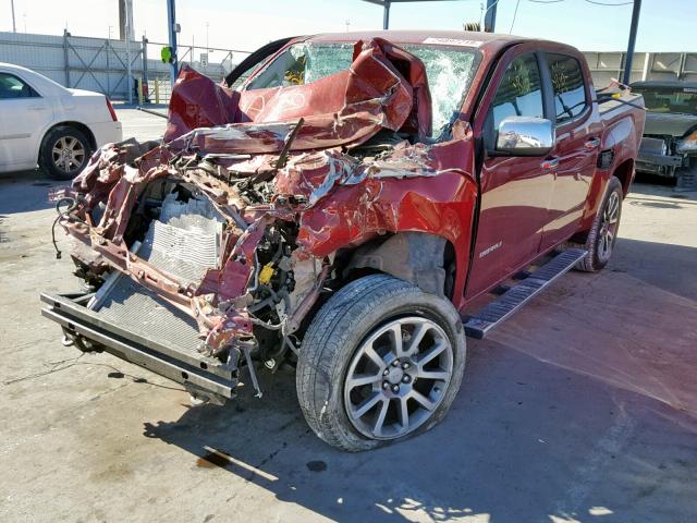 1GTG6EEN7J1148690 - 2018 GMC CANYON DEN MAROON photo 2