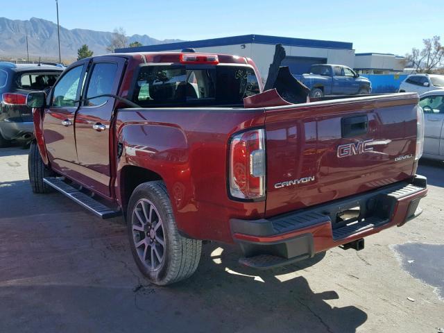 1GTG6EEN7J1148690 - 2018 GMC CANYON DEN MAROON photo 3