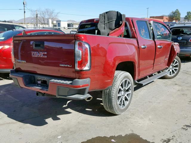 1GTG6EEN7J1148690 - 2018 GMC CANYON DEN MAROON photo 4