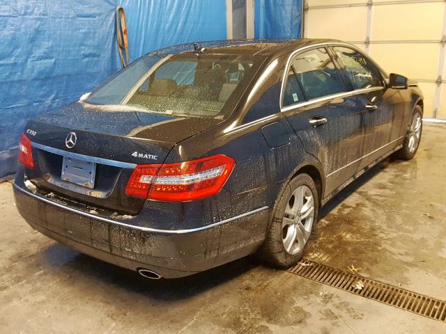 WDDHF8HBXBA408840 - 2011 MERCEDES-BENZ E 350 4MAT BLACK photo 4