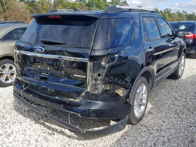 1FM5K7F87FGB49183 - 2015 FORD EXPLORER L CHARCOAL photo 4