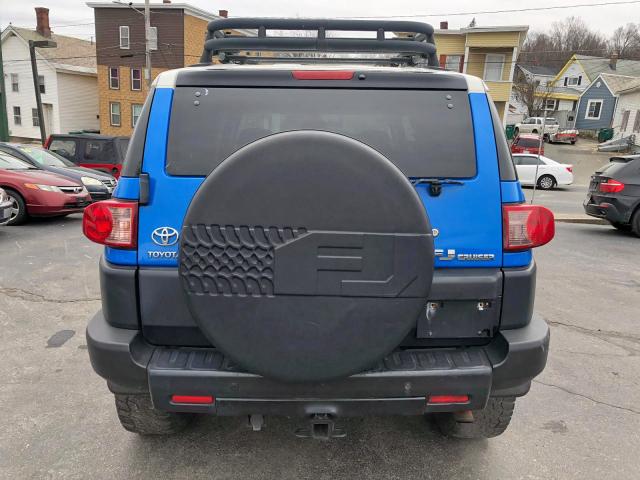 JTEBU11F270044867 - 2007 TOYOTA FJ CRUISER BLUE photo 4