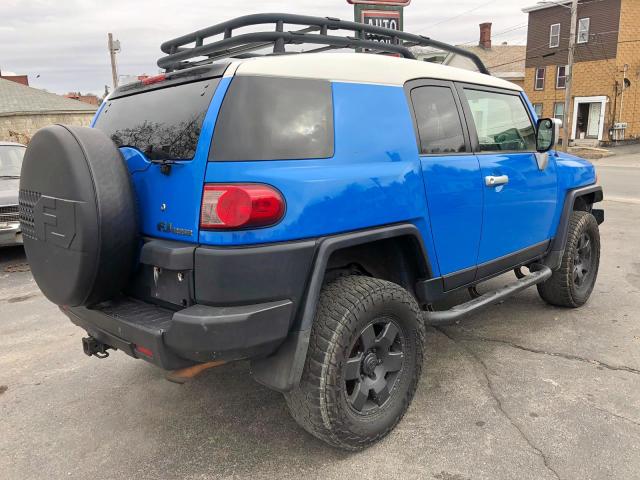 JTEBU11F270044867 - 2007 TOYOTA FJ CRUISER BLUE photo 5