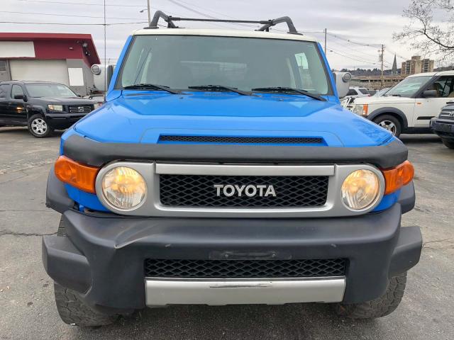 JTEBU11F270044867 - 2007 TOYOTA FJ CRUISER BLUE photo 6