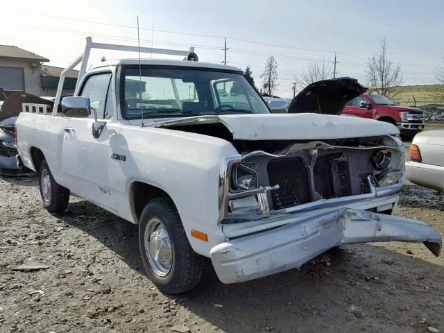 1B7GE06Y9MS321428 - 1991 DODGE D-SERIES D WHITE photo 1