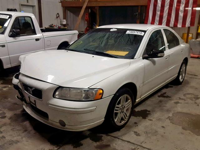 YV1RS592272633532 - 2007 VOLVO S60 2.5T WHITE photo 2