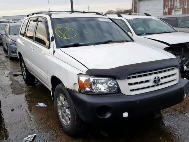 JTEHP21A170190270 - 2007 TOYOTA HIGHLANDER WHITE photo 1