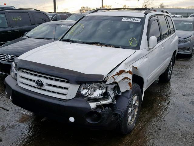 JTEHP21A170190270 - 2007 TOYOTA HIGHLANDER WHITE photo 2