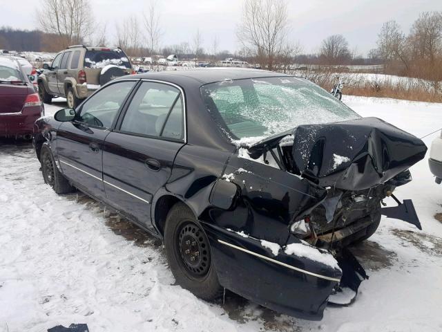 2G4WS52J411143400 - 2001 BUICK CENTURY CU BLACK photo 3