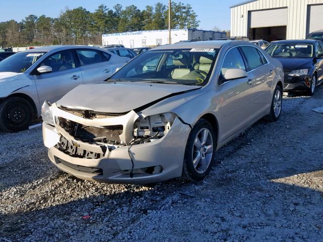 1G1ZD5EB3AF264579 - 2010 CHEVROLET MALIBU 2LT GOLD photo 2