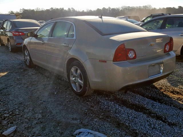 1G1ZD5EB3AF264579 - 2010 CHEVROLET MALIBU 2LT GOLD photo 3