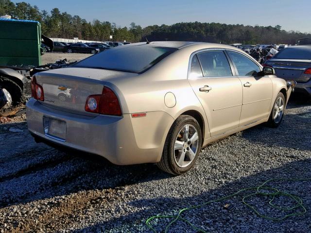 1G1ZD5EB3AF264579 - 2010 CHEVROLET MALIBU 2LT GOLD photo 4