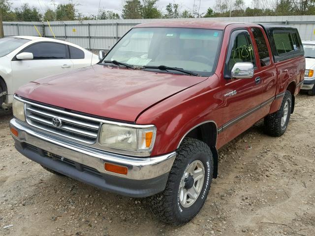 JT4UN24D4V0046563 - 1997 TOYOTA T100 XTRAC MAROON photo 2