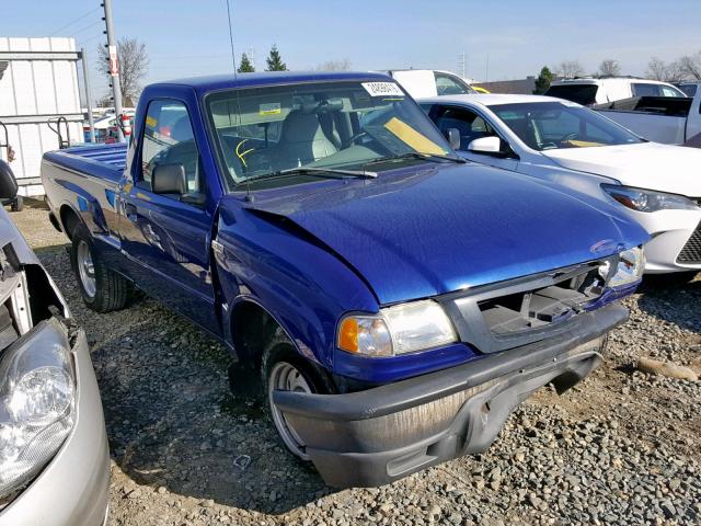 4F4YR12D33TM07206 - 2003 MAZDA B2300 BLUE photo 1