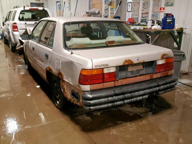 KMHBF22S4KU087393 - 1989 HYUNDAI SONATA BAS TAN photo 3