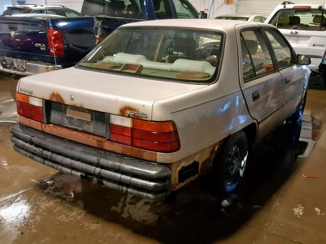 KMHBF22S4KU087393 - 1989 HYUNDAI SONATA BAS TAN photo 4