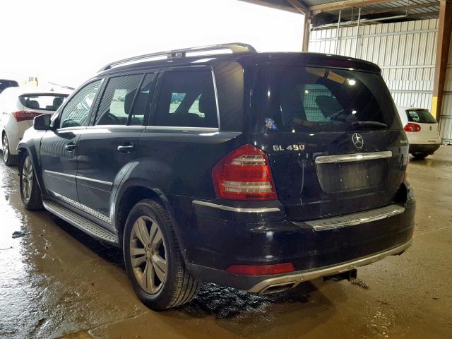 4JGBF7BE5BA625155 - 2011 MERCEDES-BENZ GL 450 4MA BLACK photo 3