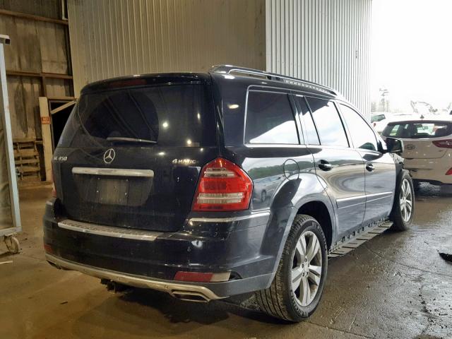 4JGBF7BE5BA625155 - 2011 MERCEDES-BENZ GL 450 4MA BLACK photo 4