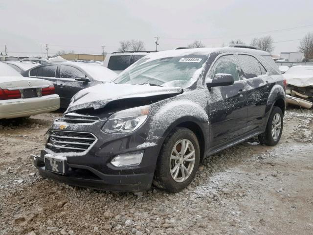 2GNALCEK4G6332586 - 2016 CHEVROLET EQUINOX LT CHARCOAL photo 2