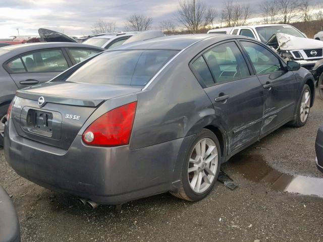 1N4BA41E05C856708 - 2005 NISSAN MAXIMA SE GRAY photo 4