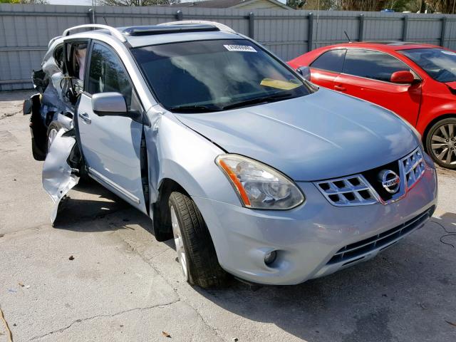 JN8AS5MT5DW000339 - 2013 NISSAN ROGUE S BLUE photo 1