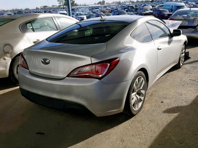 KMHHT6KD0DU103748 - 2013 HYUNDAI GENESIS CO SILVER photo 4