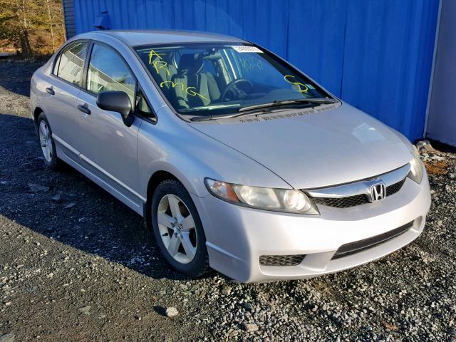 2HGFA16469H015166 - 2009 HONDA CIVIC DX-G SILVER photo 1