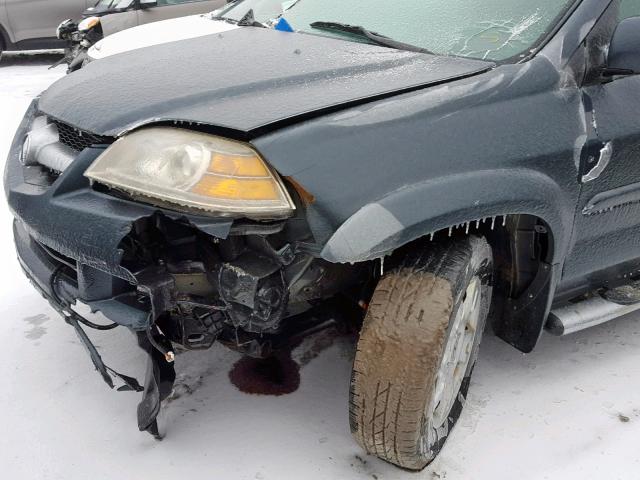 2HNYD18915H002398 - 2005 ACURA MDX TOURIN GRAY photo 9