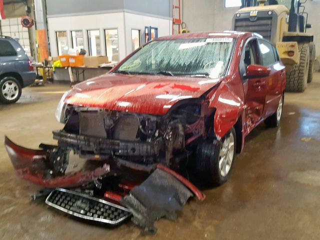 3N1AB61E28L633886 - 2008 NISSAN SENTRA 2.0 RED photo 2