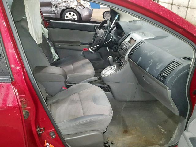 3N1AB61E28L633886 - 2008 NISSAN SENTRA 2.0 RED photo 5