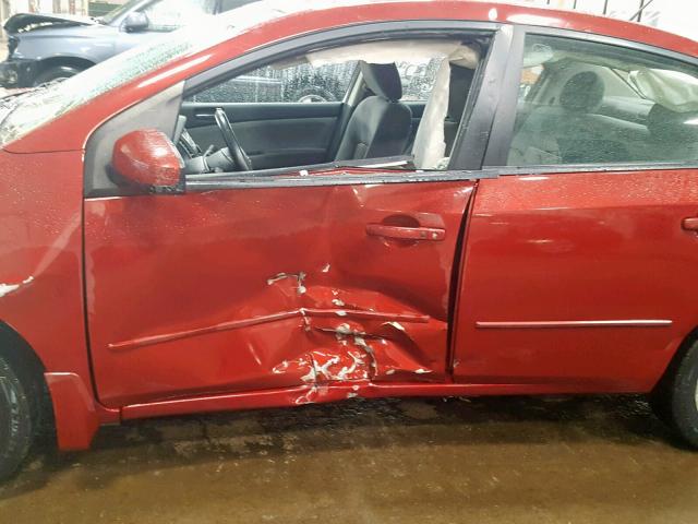 3N1AB61E28L633886 - 2008 NISSAN SENTRA 2.0 RED photo 9