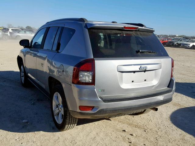 1C4NJCBA8GD664902 - 2016 JEEP COMPASS SP ვერცხლისფერი ფოტო 3