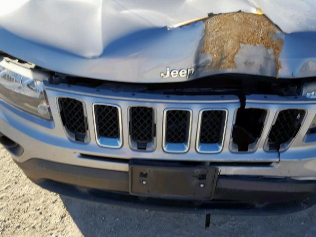 1C4NJCBA8GD664902 - 2016 JEEP COMPASS SP ვერცხლისფერი ფოტო 7