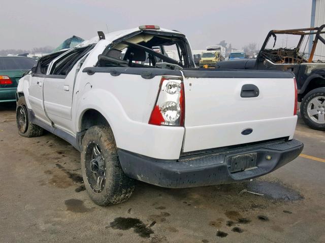 1FMZU67E62UB85582 - 2002 FORD EXPLORER S WHITE photo 3