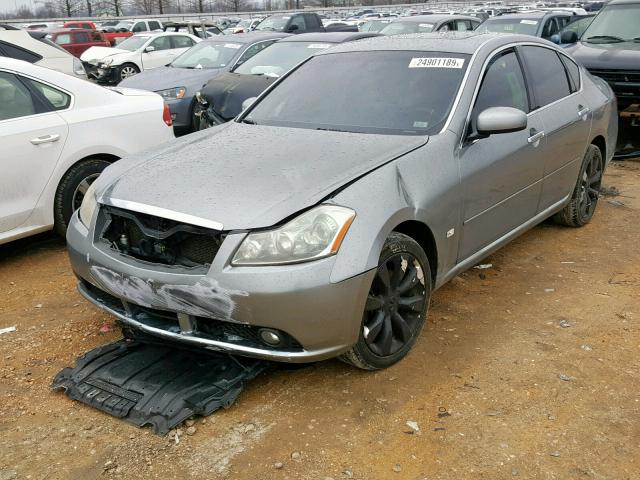 JNKAY01F06M256526 - 2006 INFINITI M35 BASE GRAY photo 2