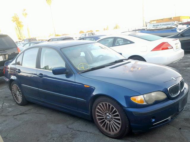 WBAEV53443KM32308 - 2003 BMW 330 I BLUE photo 1