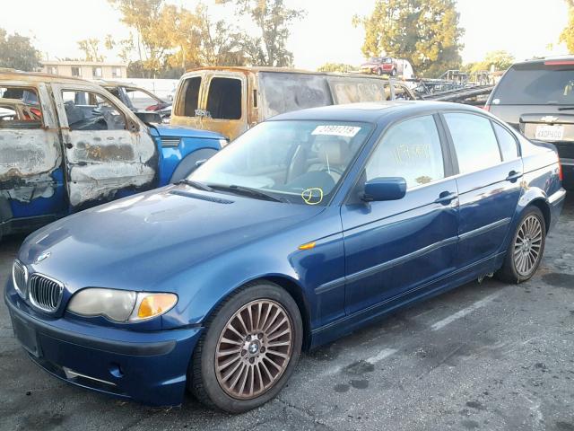 WBAEV53443KM32308 - 2003 BMW 330 I BLUE photo 2