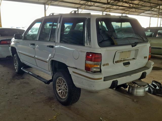 1J4GZ78Y6SC541539 - 1995 JEEP GRAND CHER WHITE photo 3