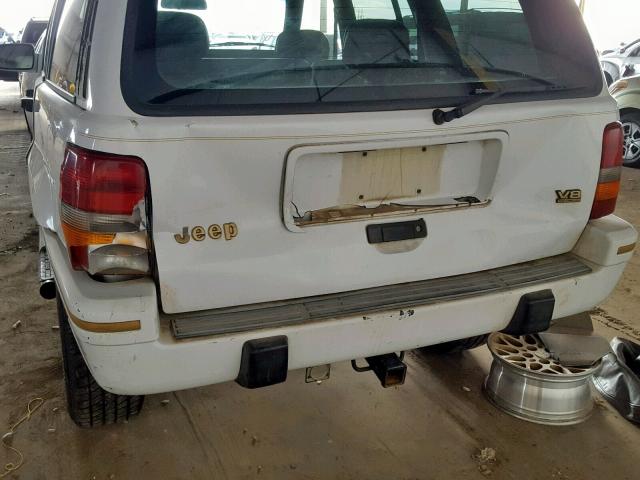 1J4GZ78Y6SC541539 - 1995 JEEP GRAND CHER WHITE photo 9