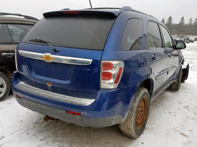 2CNDL33F986056267 - 2008 CHEVROLET EQUINOX LT BLUE photo 4