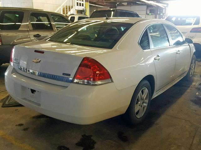 2G1WA5EK6A1152281 - 2010 CHEVROLET IMPALA LS WHITE photo 4