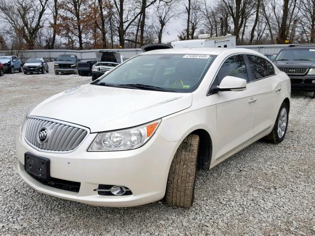 1G4GC5EC4BF134446 - 2011 BUICK LACROSSE C WHITE photo 2