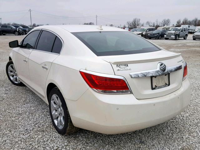 1G4GC5EC4BF134446 - 2011 BUICK LACROSSE C WHITE photo 3