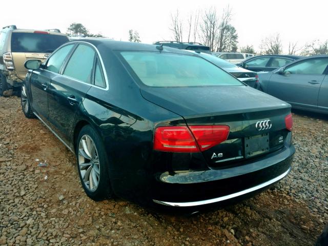 WAUAVAFD7BN015488 - 2011 AUDI A8 QUATTRO BLACK photo 3